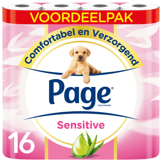 Seite - Toilettenpapier Sensitive Aloe Vera 3-lagig weiß 140 Blatt