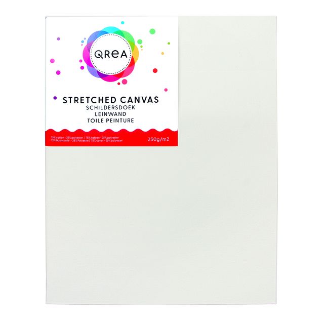 Qrea - Studioleinwand 24x30cm | 10 Stück