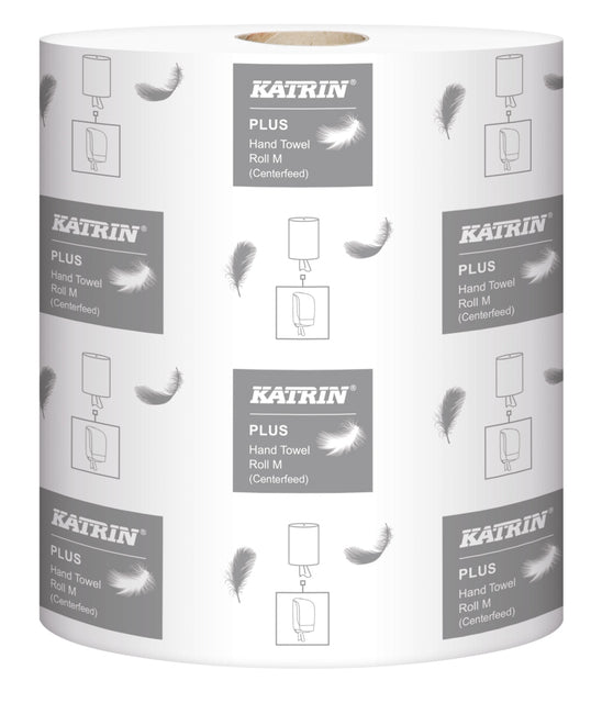 Katrin - Reinigungspapier Plus mittel 1-lagig 870 Blatt weiß 64403