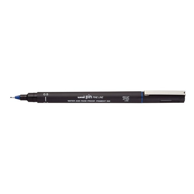 Uni-Ball - Fineliner Pin 0,5mm blau