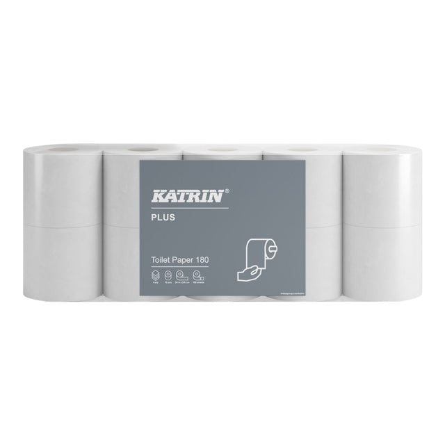 Katrin - Toilettenpapier 4-lagig 180 Blatt weiß 77755
