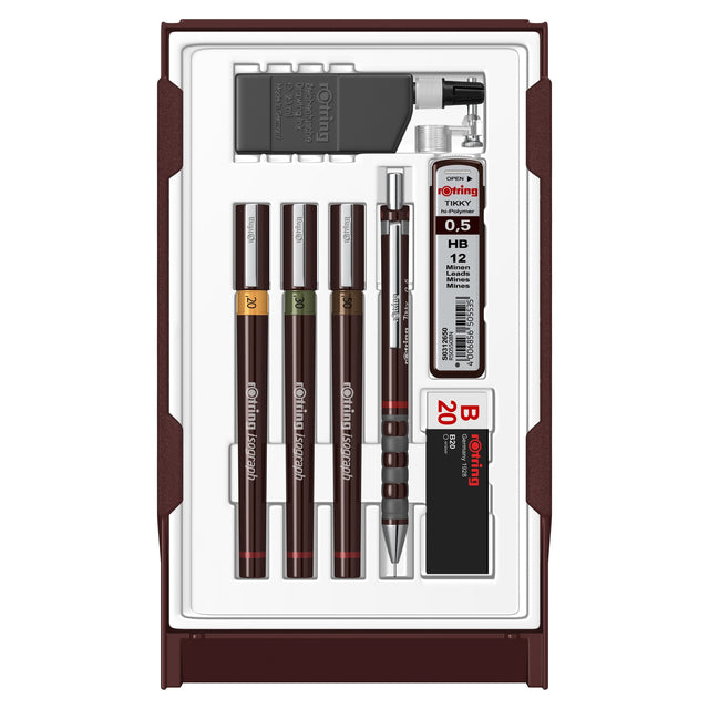 Rotring - Zeichenset Isograph College 0,2-0,3-0,5mm