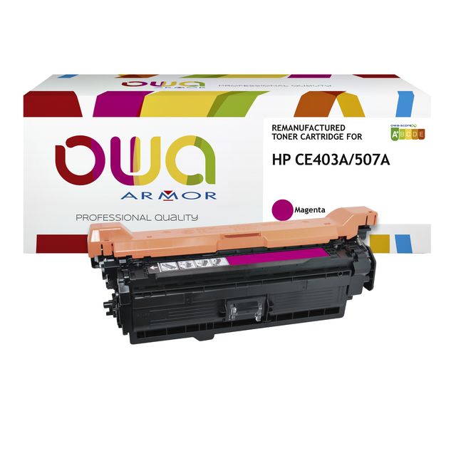 OWA - Tonerkartuschen-Alternative für CE403A rot