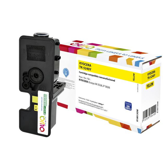 OWA – Toner-Alternative für TK-5240Y Gelb