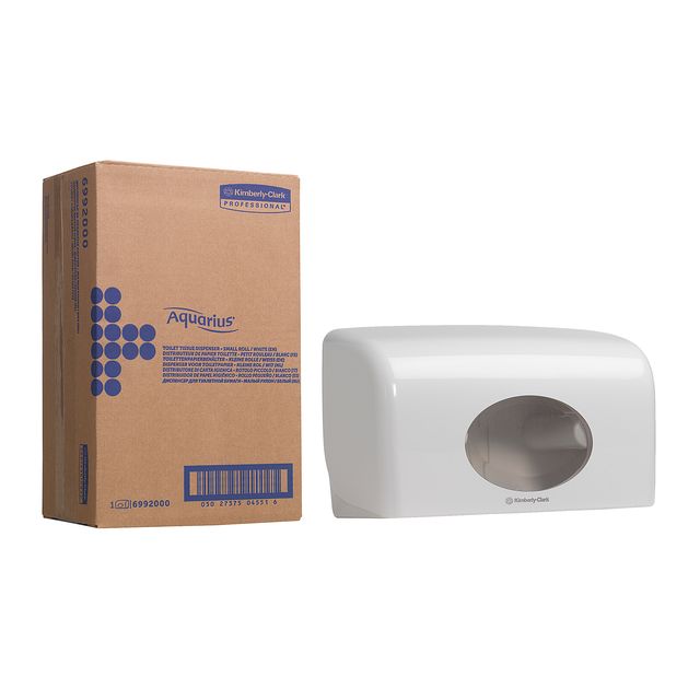 Aquarius KC – Toilettenpapierspender Kimberly Clark Duo weiß