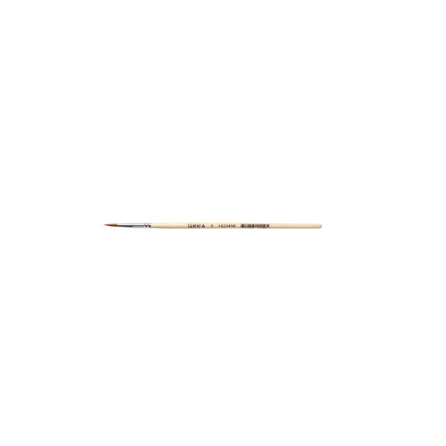 Qrea - Pinsel Kunsthaar Nr. 2 Breite 3,0 mm