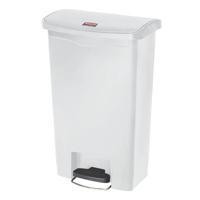 Rubbermaid – Treteimer Slim Jim Step on 50l weiß