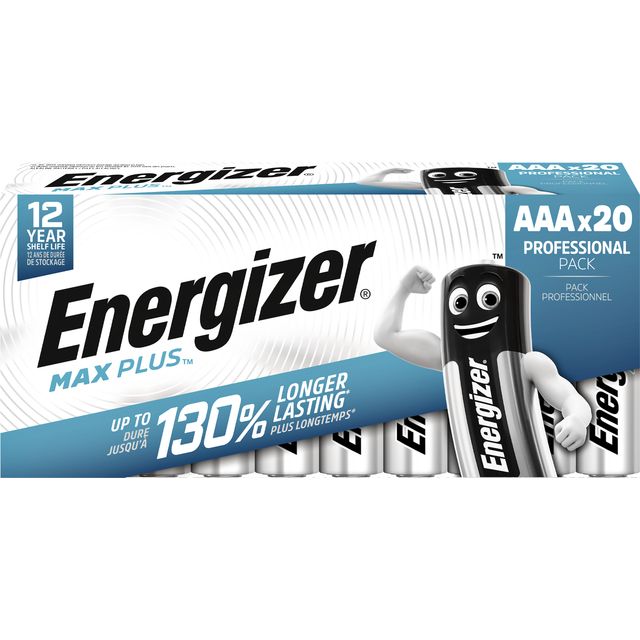 Energizer - Batterie Max Plus 20xAAA Alkaline