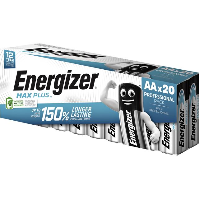 Energizer - Batterie Max Plus 20xAA Alkaline
