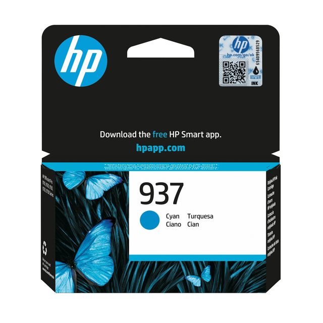 HP - Tintenpatrone 4s6w2ne 937 blau