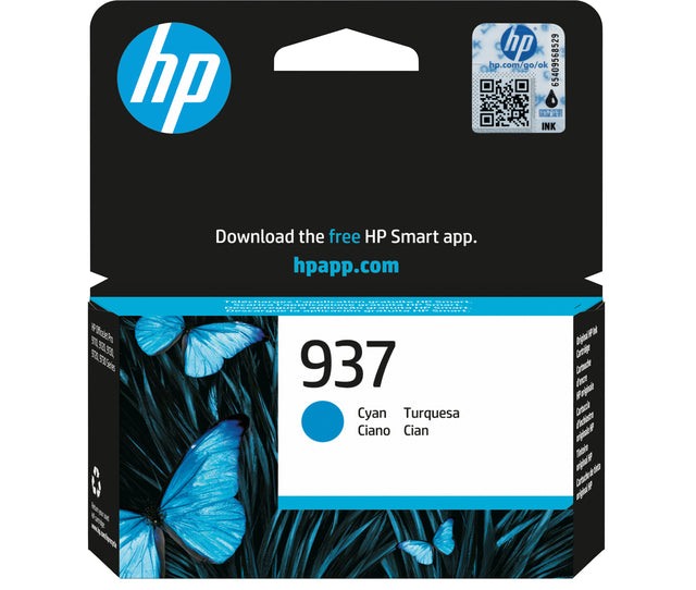 HP - Inktcartridge 4s6w2ne 937 blauw