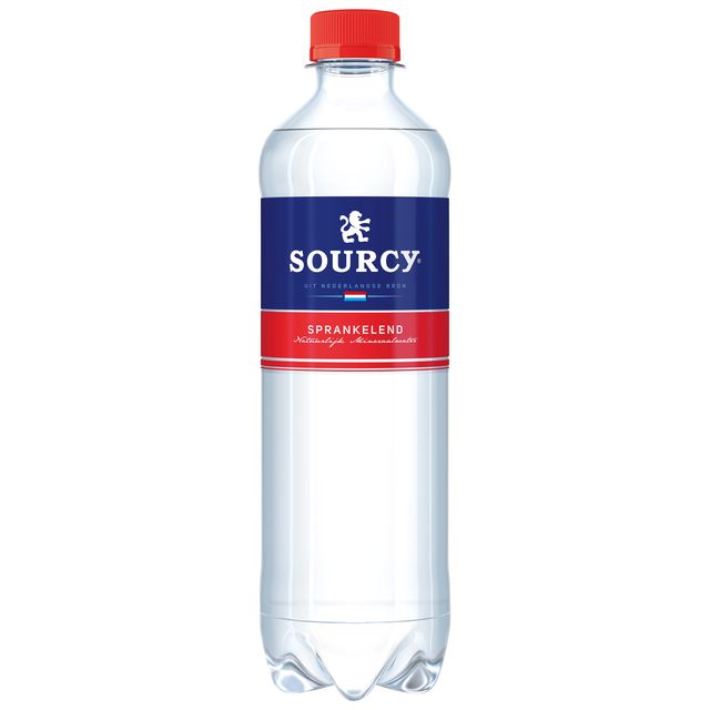 Sourcy - Wasser rote PET-Flasche 500ml | 6 Stück