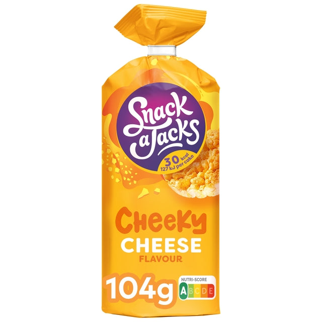 Snack-a-Jacks – Reiswaffel-Käsepackung 104 Gramm