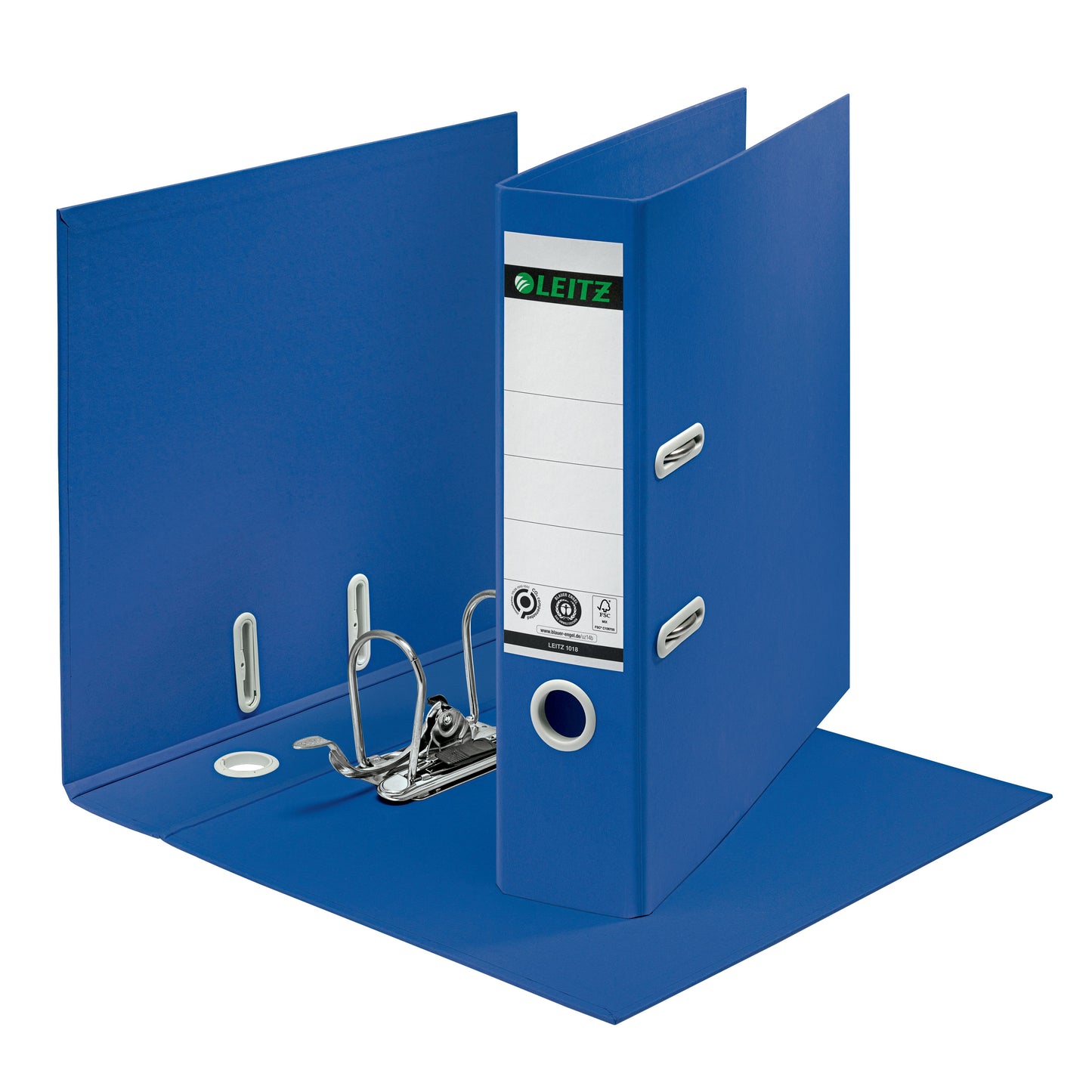 Leitz - Ordner 180° Recycle 80 mm Karton A4 blau