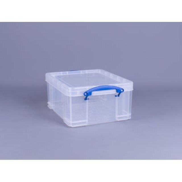 Really Useful Box - Aufbewahrungsbox 21 Liter 450x350x200mm transparent weiß