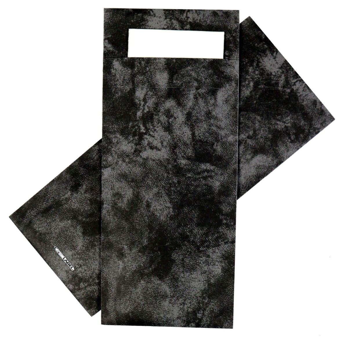 IEZZY Catering und Cate – Bestecktasche iezzy 190x85mm schwarz marmoriert