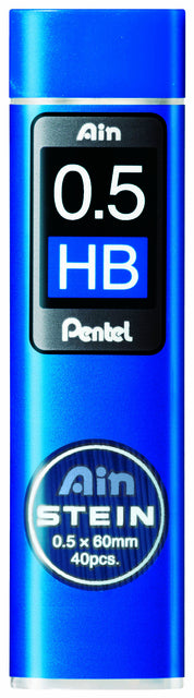 Pentel - Bleistiftmine Ain Stein HB 0,5 mm Tube mit 40 Stück