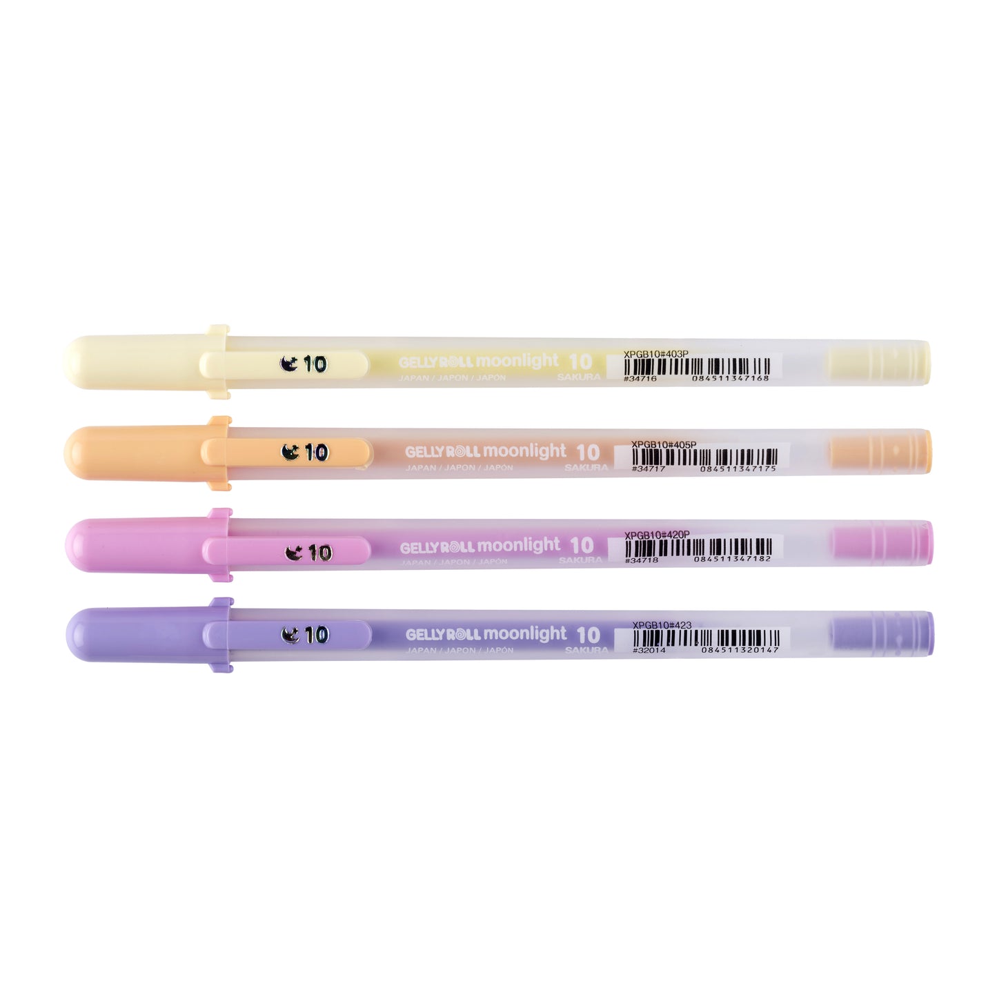 Sakura - Gel Writer Gelly Roll Moonlight 10er Set mit 4 Farben