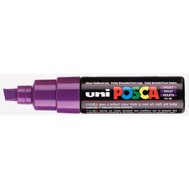 Posca - Paintmarker Uni PC8K breit diagonal lila
