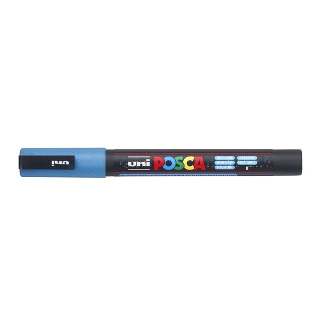 Posca - Paintmarker Uni PCfine Glitzer Hellblau