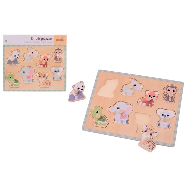 Bruna Büro - Jouéco The Wildies Family Knopfpuzzle