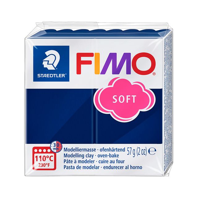 Fimo Staedtler - Modelliermasse Fimo weich 57 Gramm Windsorblau