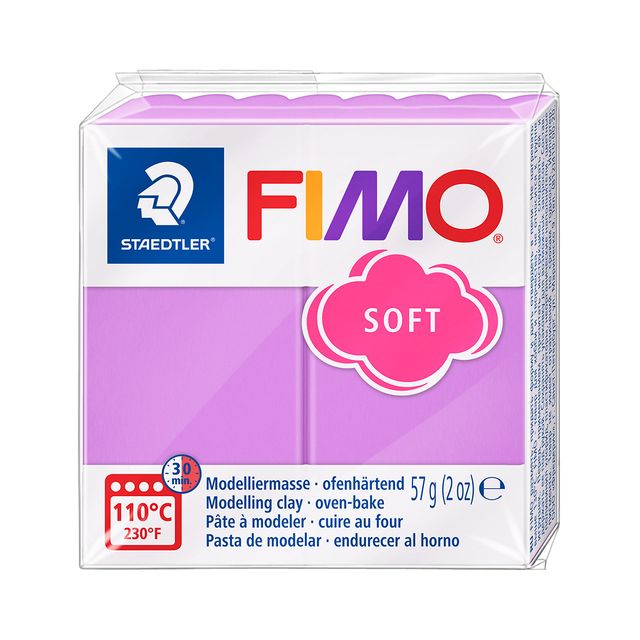Fimo Staedtler - Modelliermasse Fimo weich 57 Gramm Lavendel