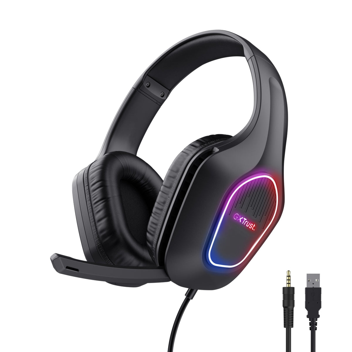 Trust - Gaming-Headset GXT416 Zirox LED schwarz