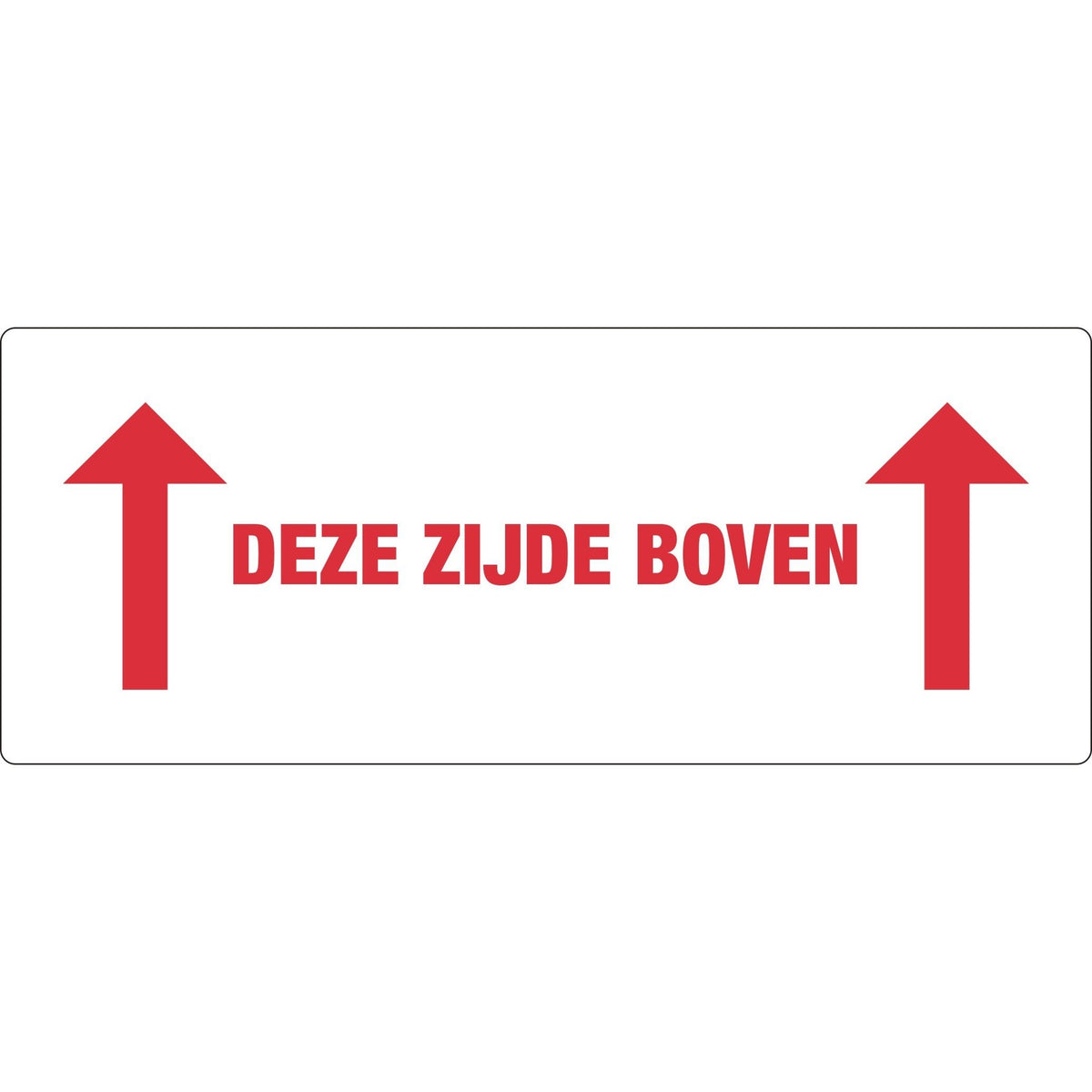 IEZZY - Waarschuwingsetiket deze zijde boven 500 stuks