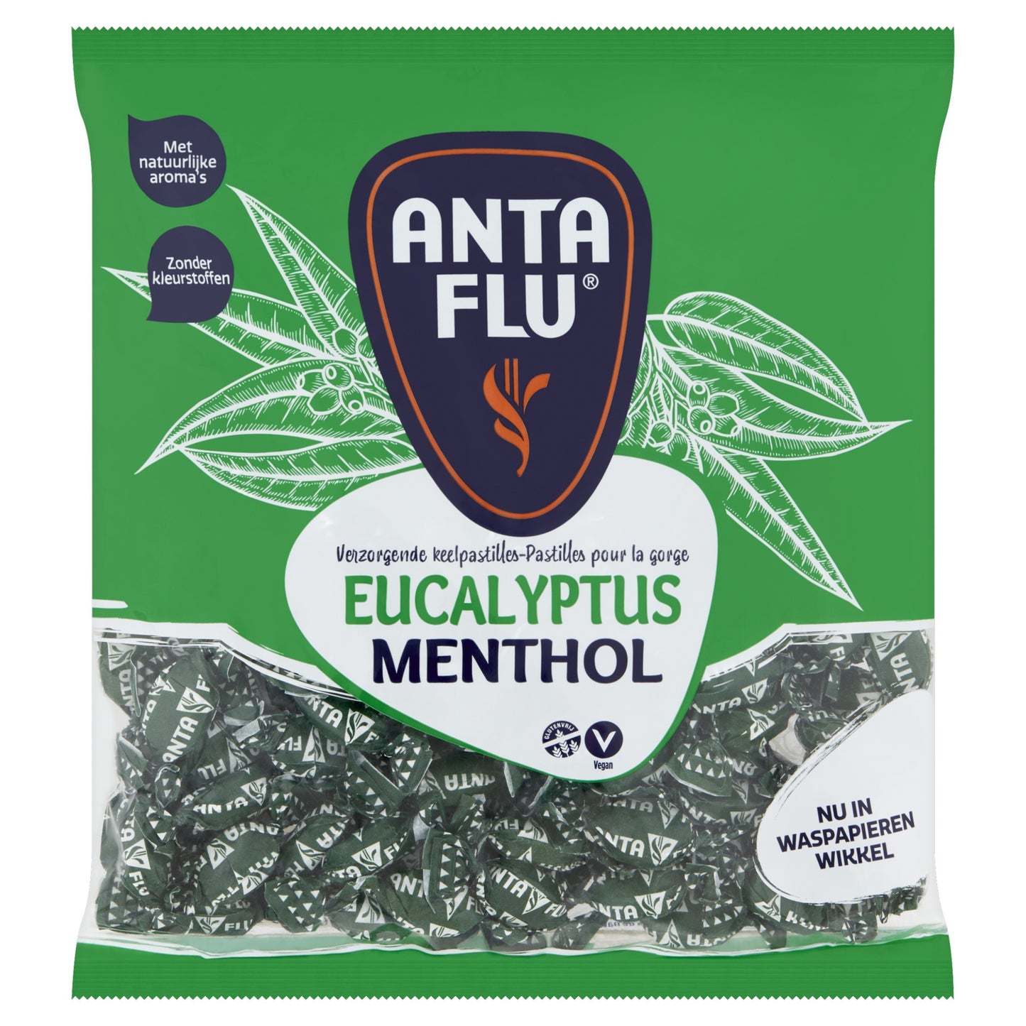 Anta Grippe - Halspastillen Eukalyptus Beutel 1 Kilogramm | 5 Stück