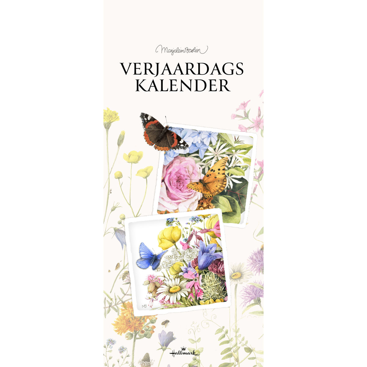 Hallmark – Geburtstagskalender, lang, Marjolein-Bastin, 14 x 34 cm