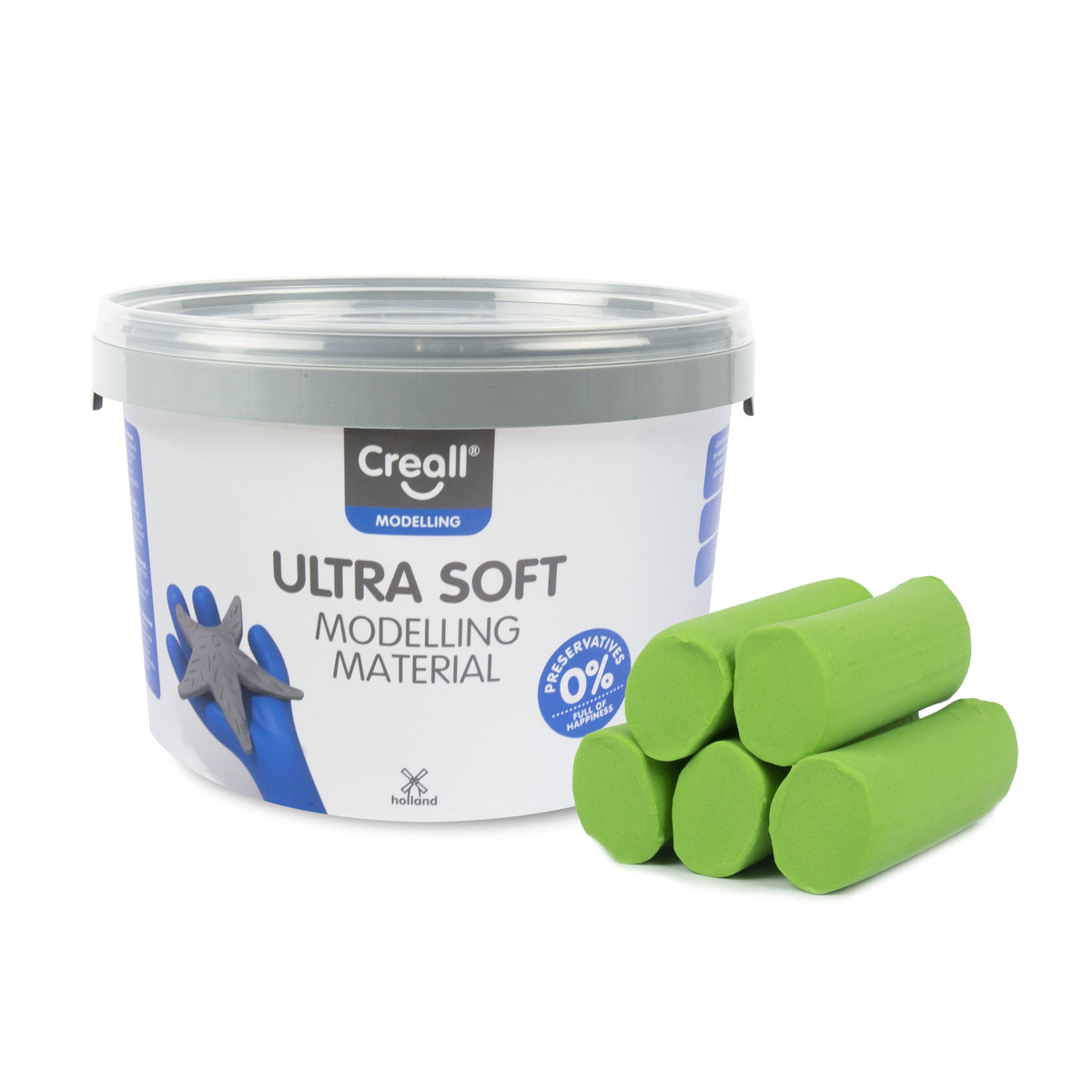 Creall - Clay play-it ultra soft hellgrün 1100gr