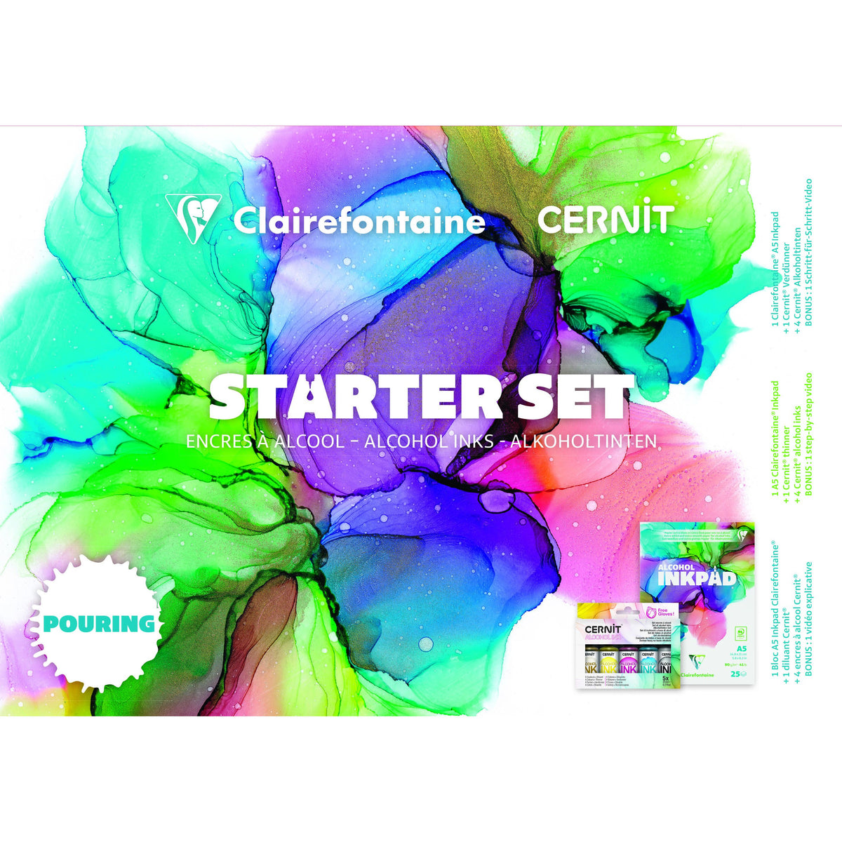 Clairefontaine - Holinkt Terset 8-teilig