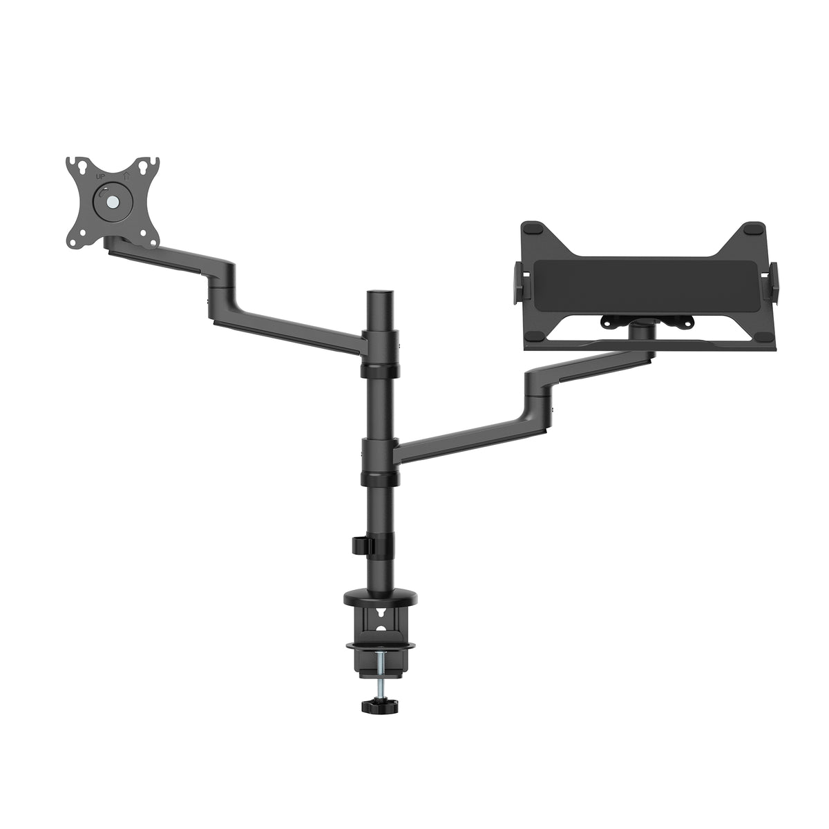 Neomounts - Monitorarm + Laptophalter Next DS20 Schwarz