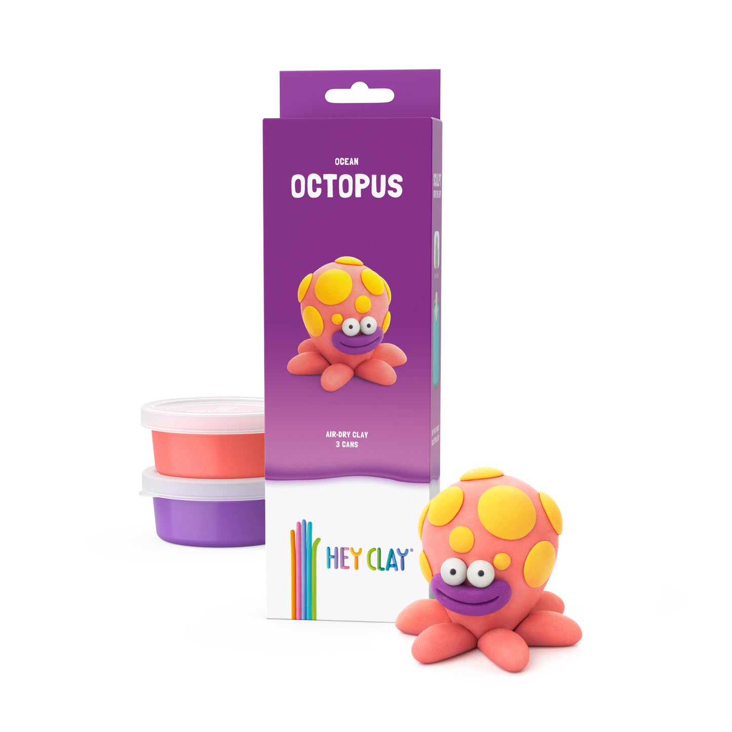 Büro - Clay Hey Clay Octopus 3 Töpfe