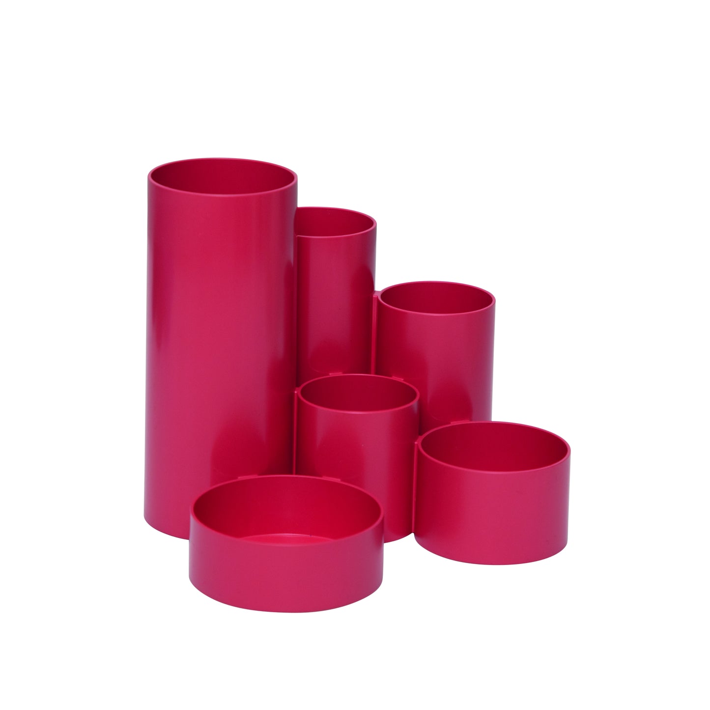 MAUL - Stifteetui Tubo 6 Fächer 150x125mm rot