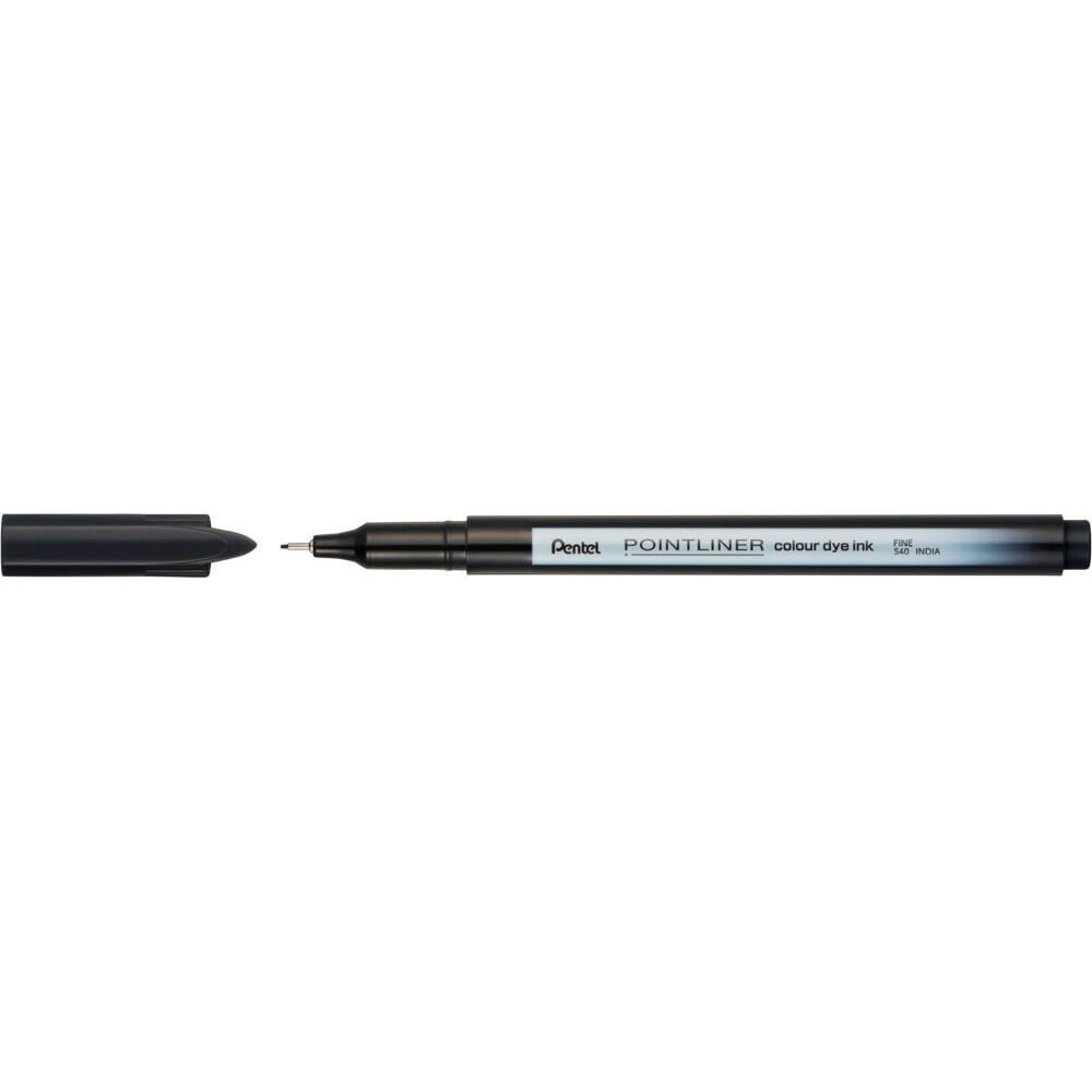 Pentel - Fineliner pointliner s40-a feines schwarz | 12 Stück