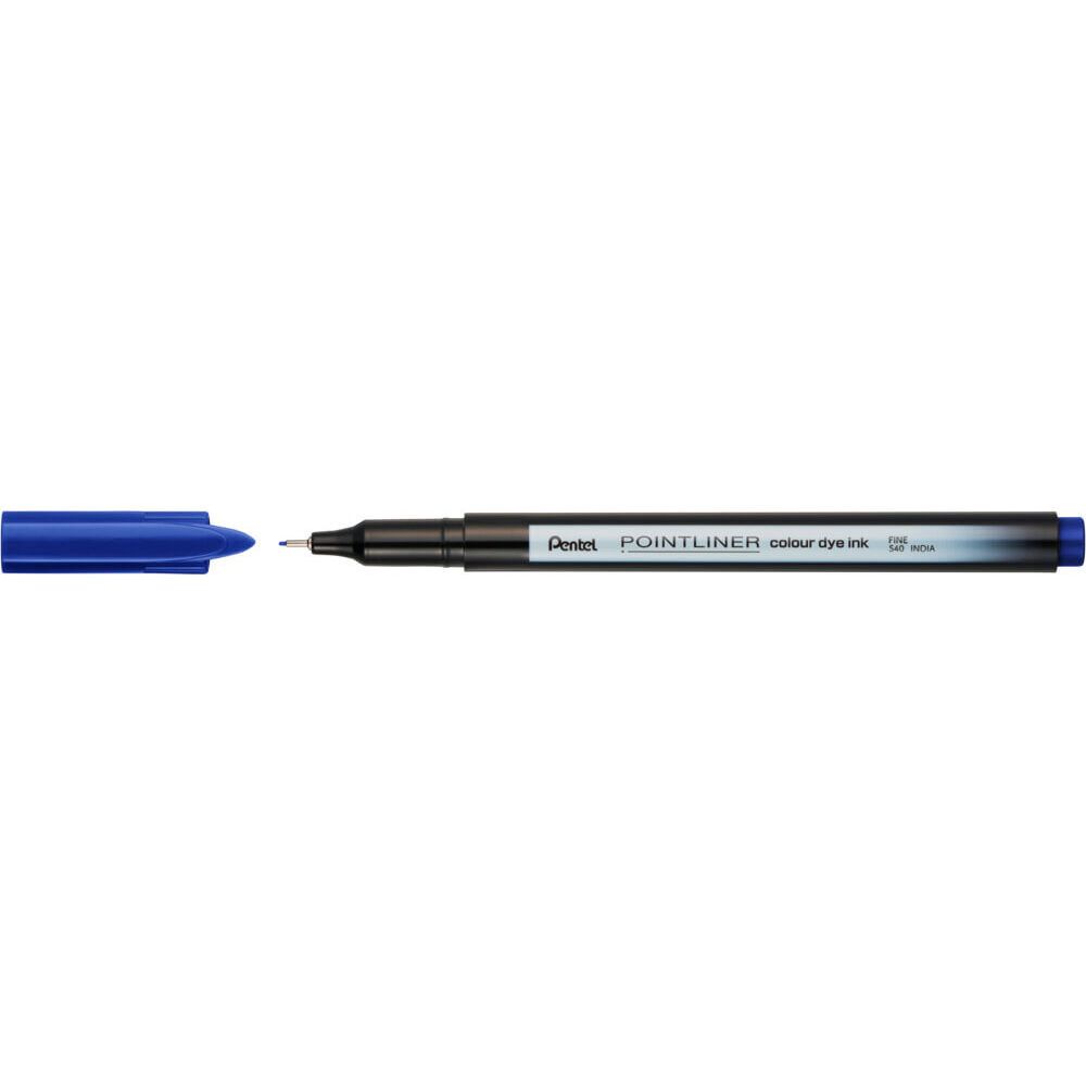 Pentel - Fineliner Pointliner S40-C Fine Blue | 12 Stück