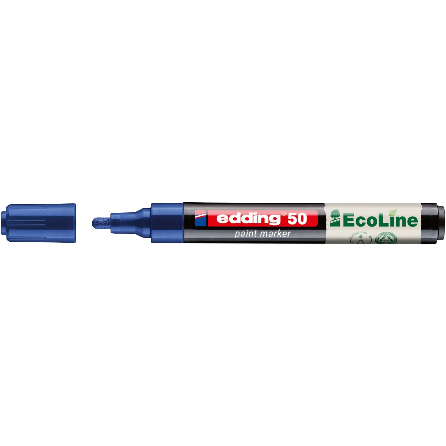 Edding - Paintmarker 50 EcoLine wasserbasiert 2-3mm blau | 10 Stück