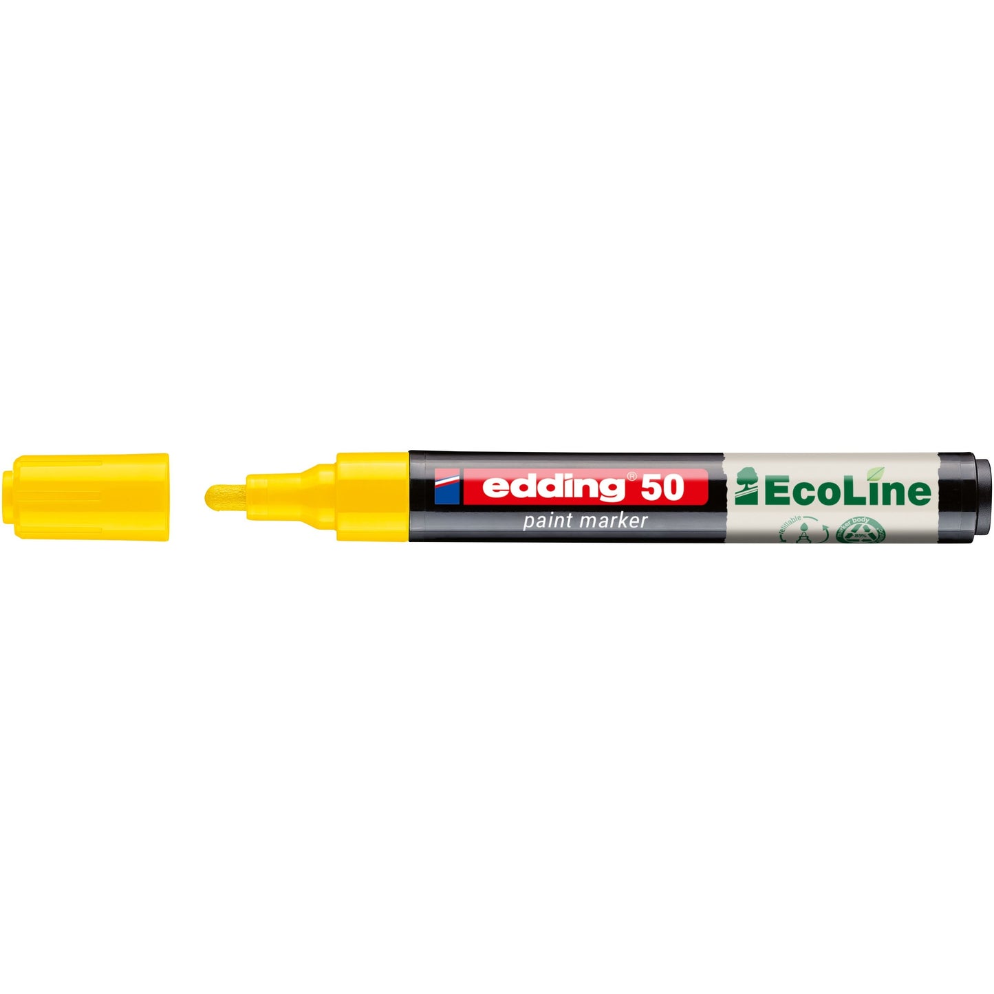 Edding - Paintmarker 50 Eco auf Wasserbasis 2-3mm gelb | 10 Stück