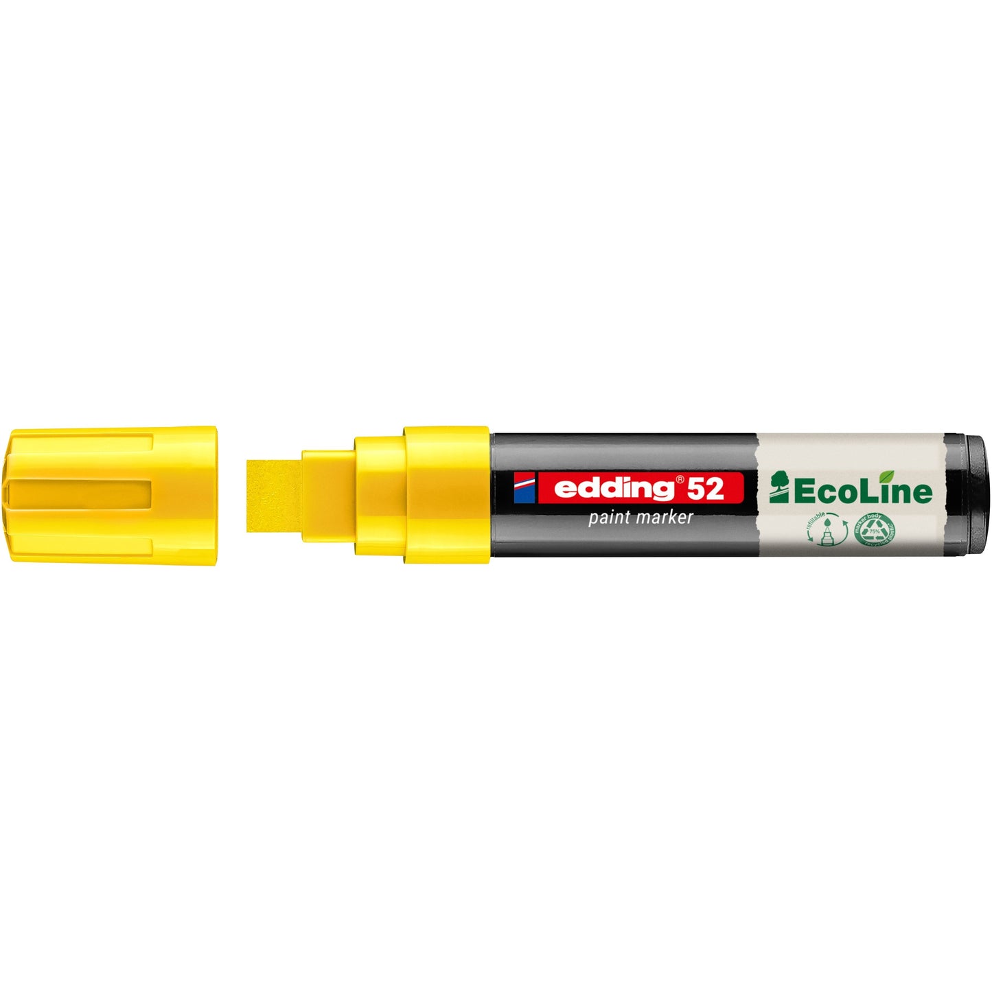 Edding - Paintmarker 52 Eco auf Wasserbasis 4-15mm gelb | 5 Stück