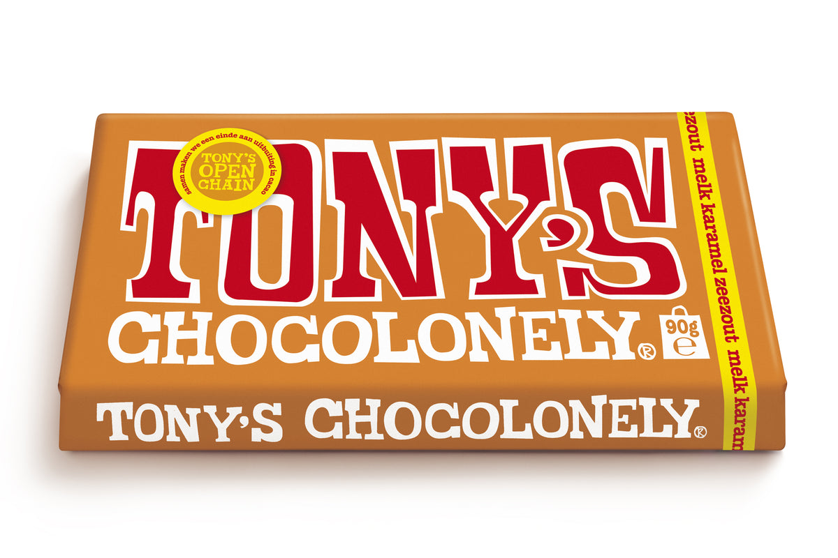 Tony's Chocolonely - Schokolade Tony Chocolonely Milchkaramell Meer 90gr