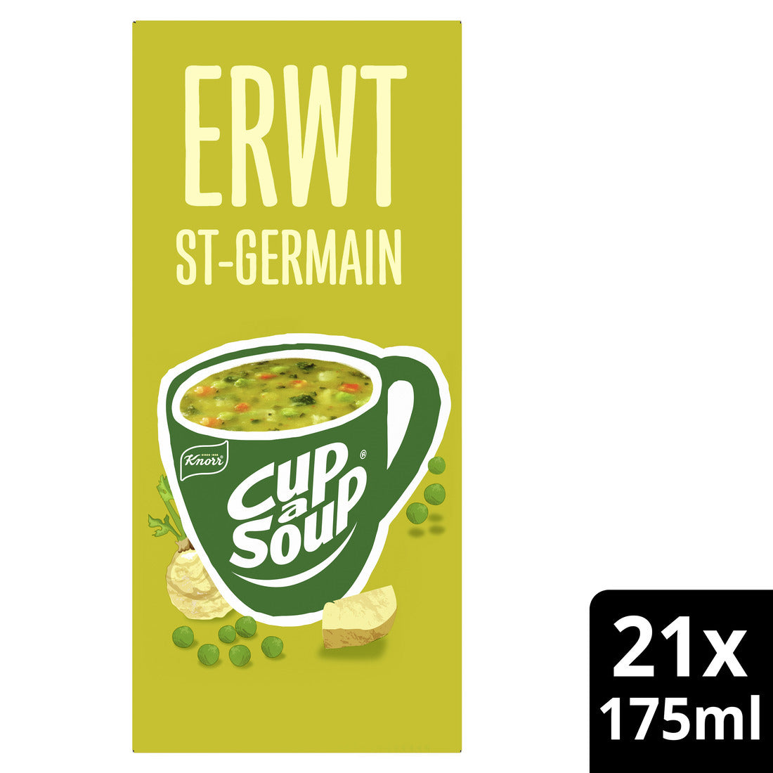 Knorr - Cup a soup erwtensoep 175ml | 4 stuks