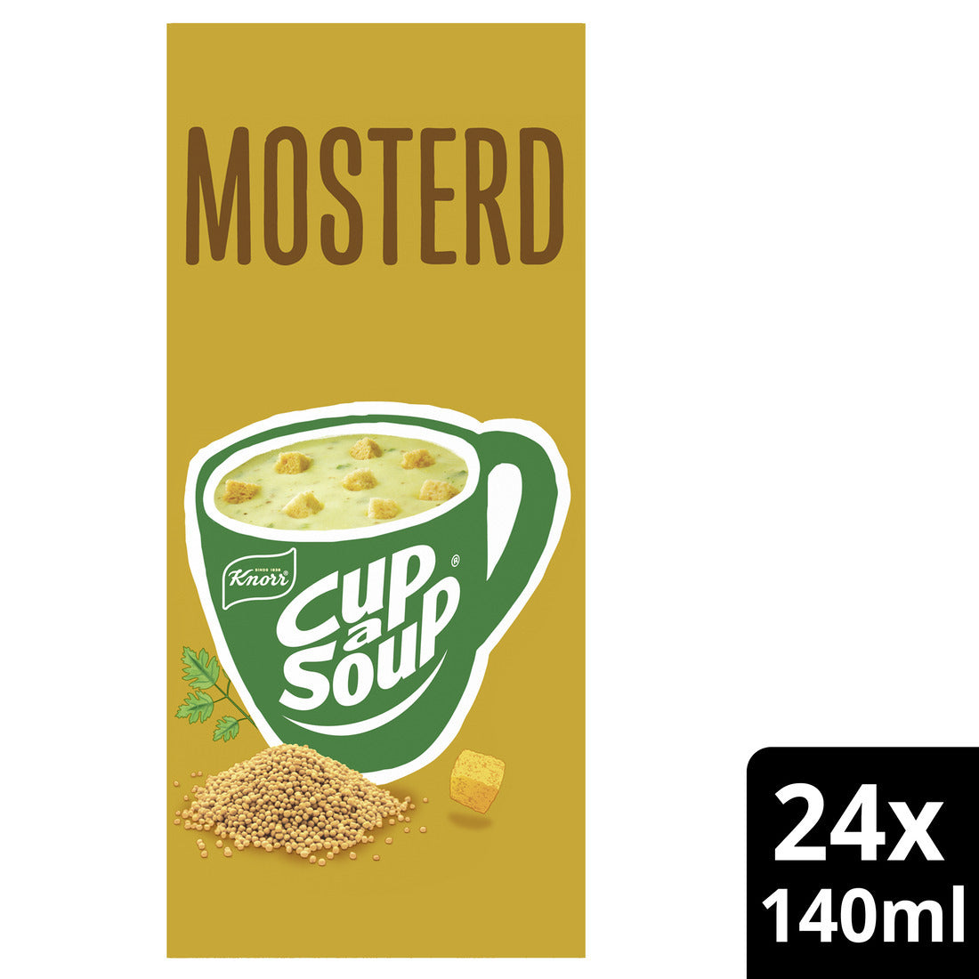 Knorr - Cup a soup mosterd 24x140ml