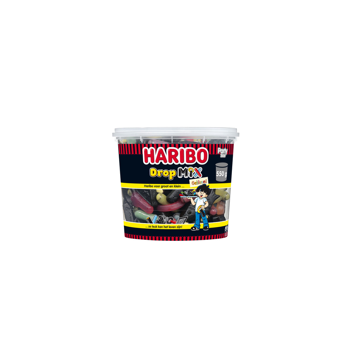 Haribo - Lakritzmischung farbig 550gr
