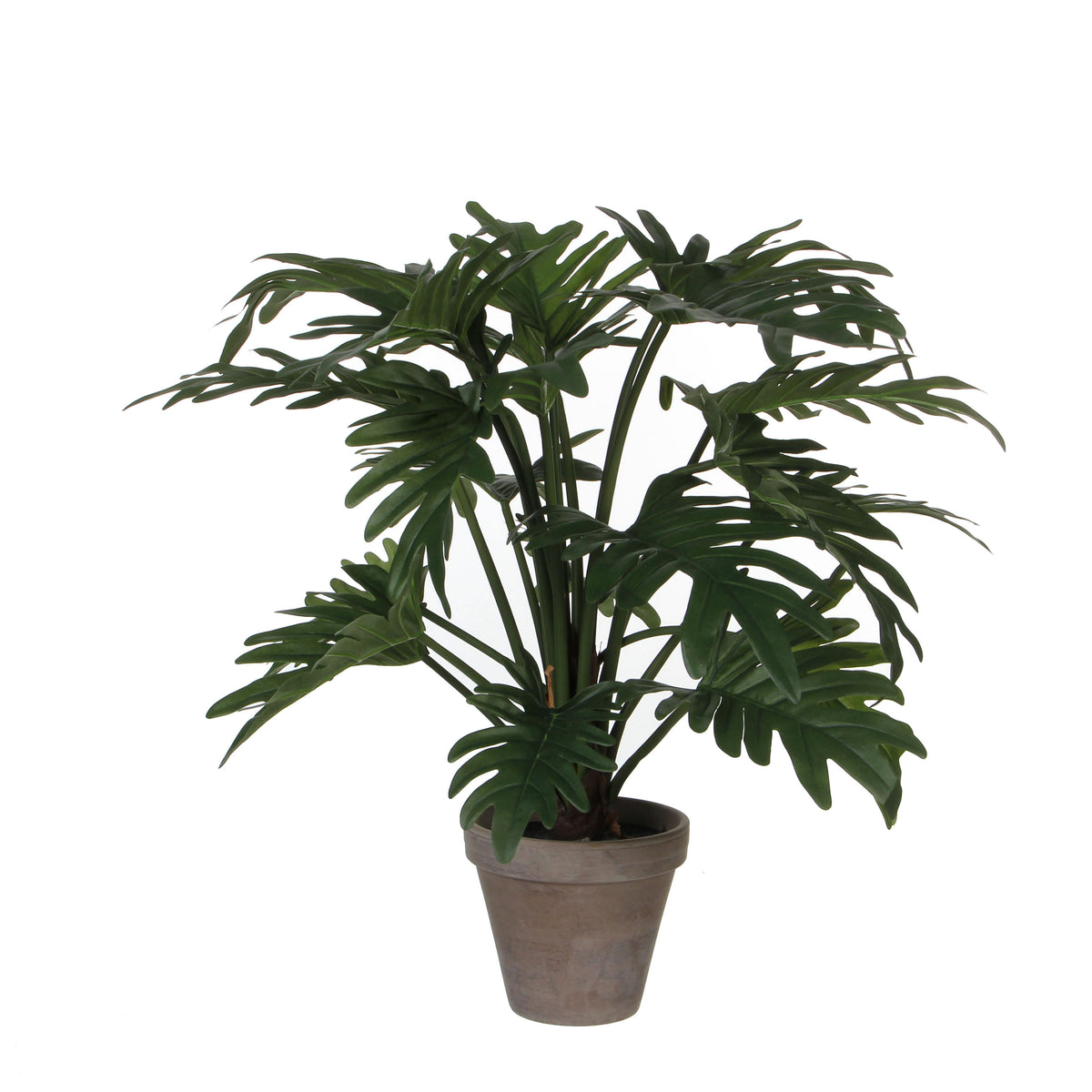 Mica Decorations - Kunstplant mica philodendron selloum groen in pot