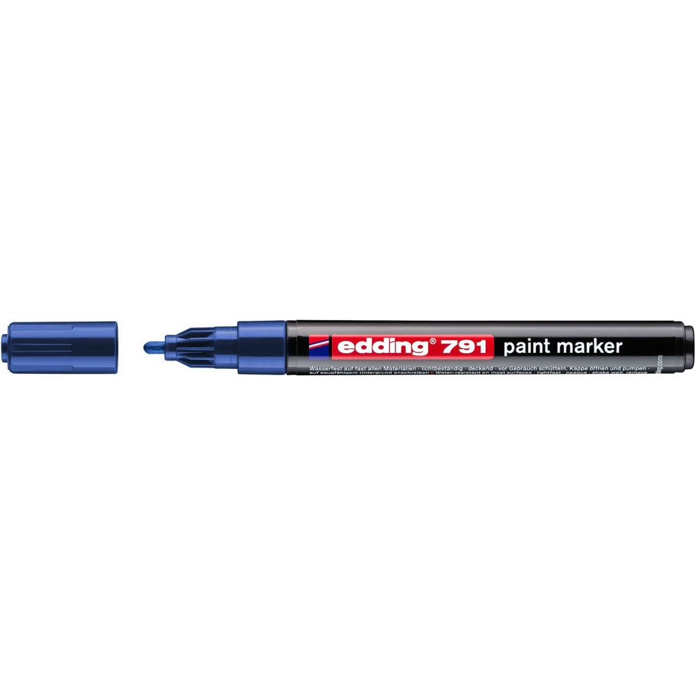 Edding - Paintmarker 791 alcoholbasis 1-2mm blauw