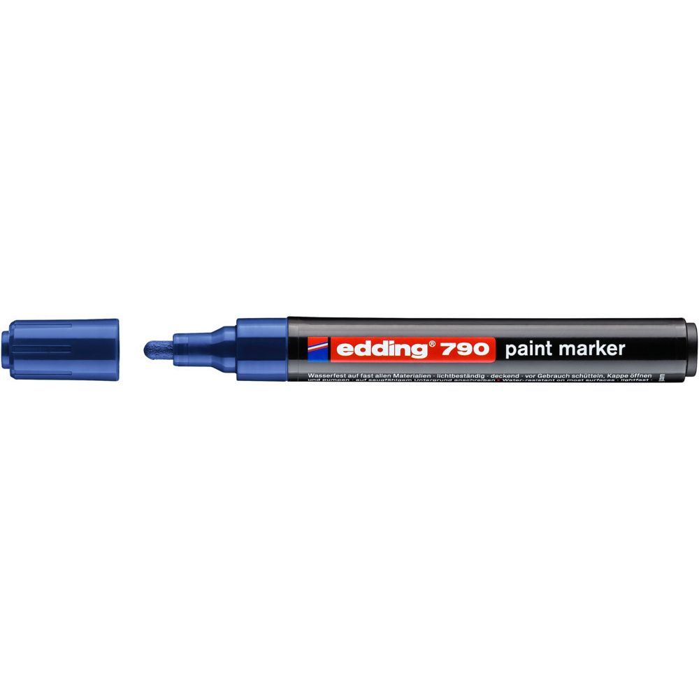 Edding - Paintmarker 790 alcoholbasis 2-3mm blauw | 10 stuks