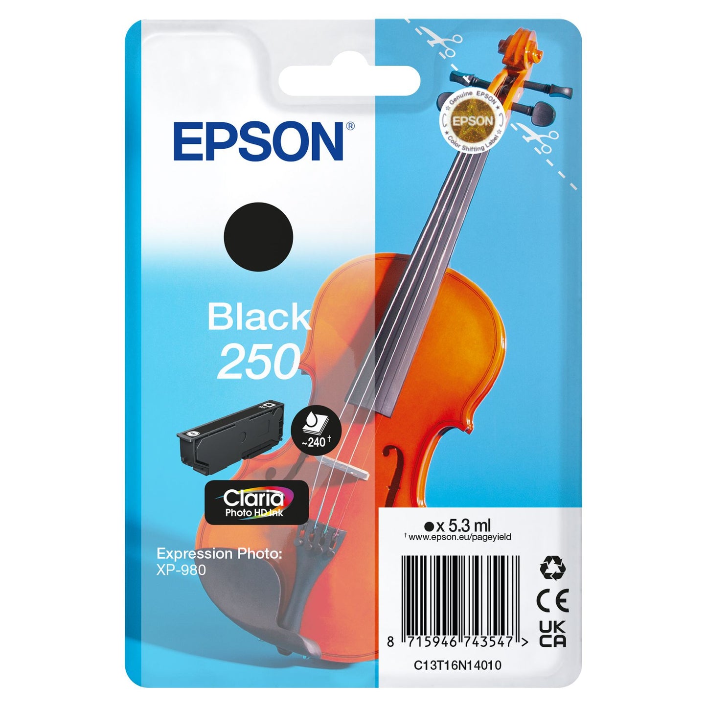 Epson - Inktcartridge 250 t16n14 zwart | 10 stuks