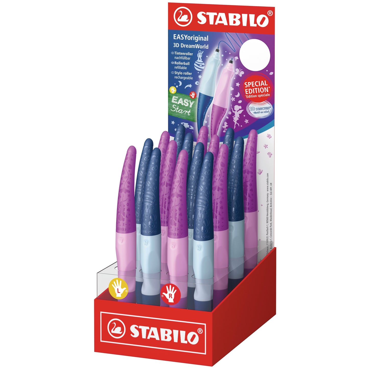 Stabilo - Rollerpen easyoriginal 3d dreamw m ass